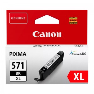 Tinteiro preto Canon CLI-571XL